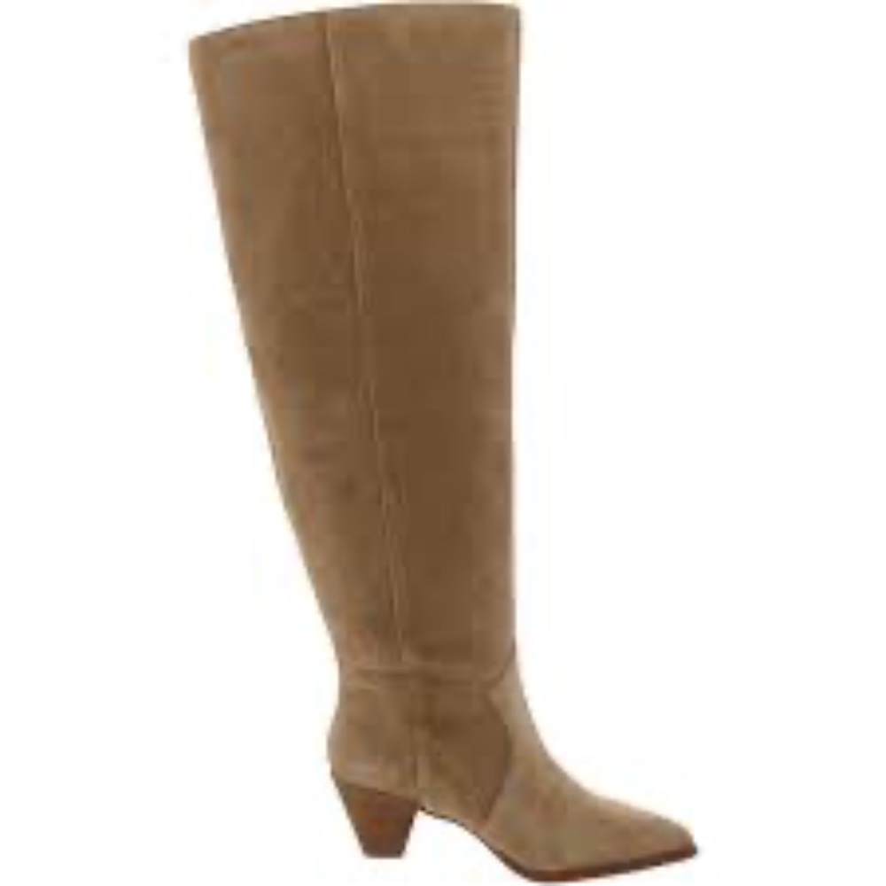 Vince Camuto Tan Suede Over-the-Knee Boots
